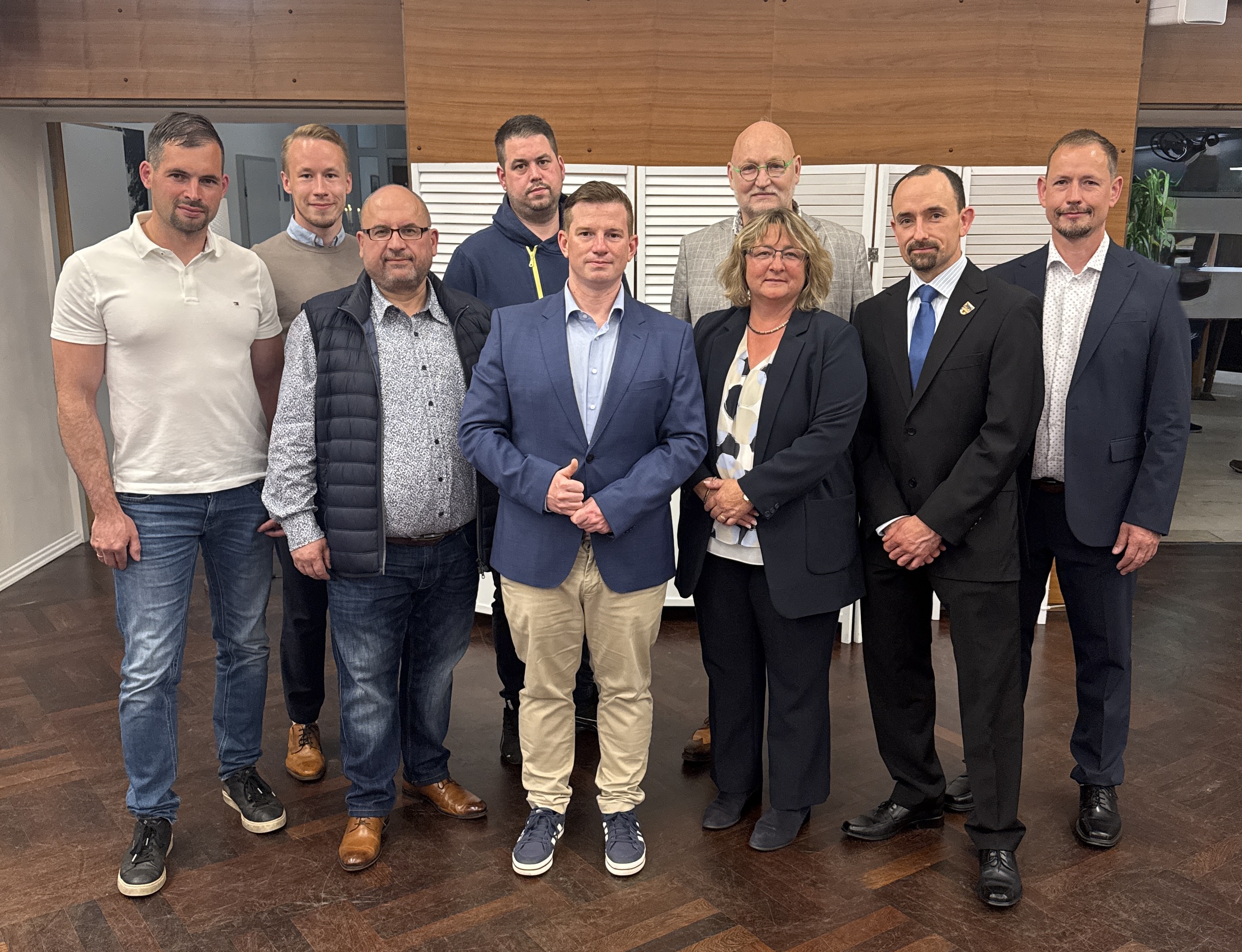 der neue Vorstand des Stadtverbandes Munster
